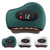 Electric Gua Sha Massage Tool 12-Level Vibration And Heating Red Light Therapy Device Portable Stone Scraping Board for Body