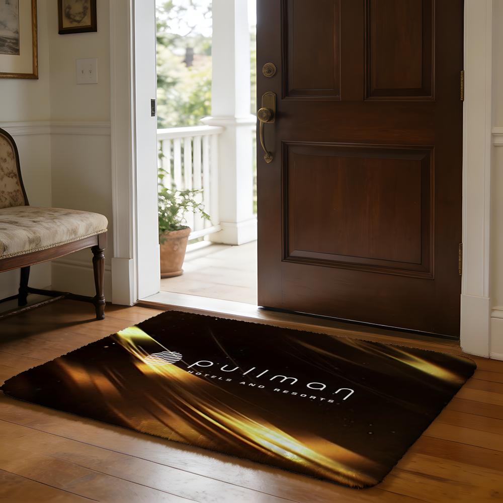 

Floor Mat Soft Flannel Rug Non Slip Absorbent Mat for Bathroom Bedroom Home Decor Fashion p Pullman H Hotel 50x80cm