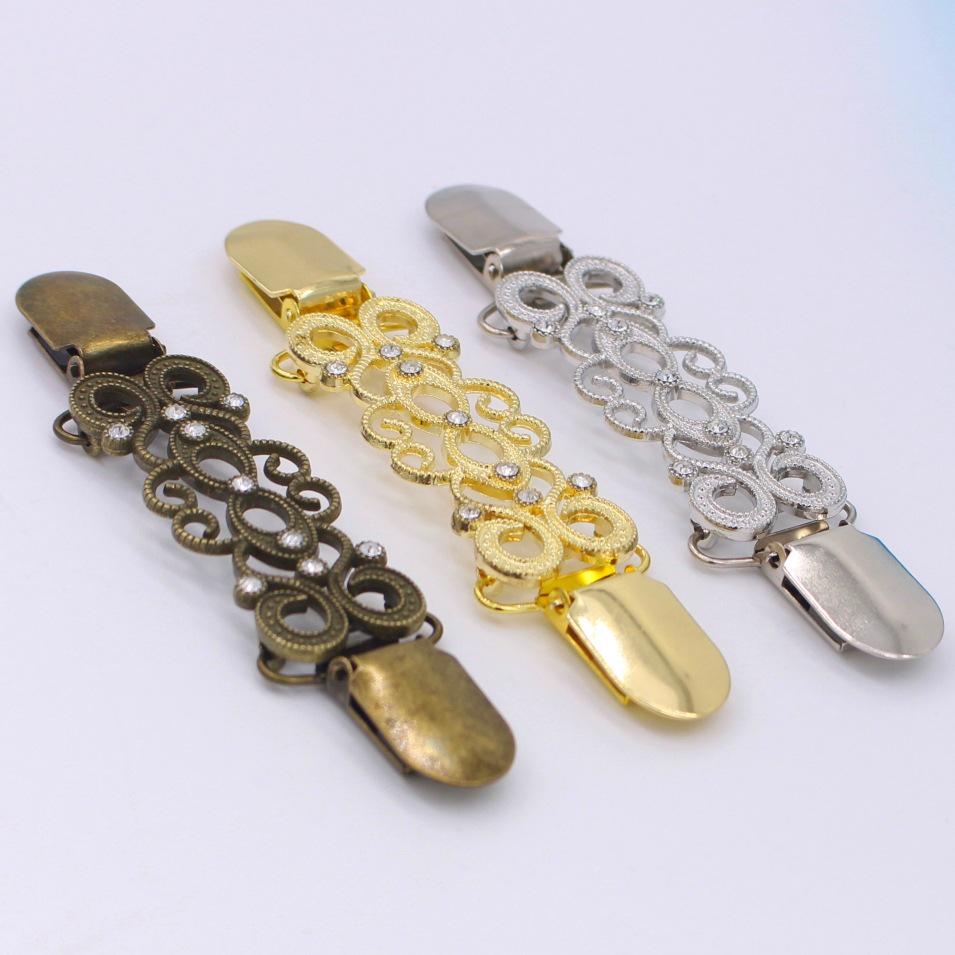 

Explosive Sweater Clip Silk Scarf Buckle Set 511 Three-color + 512 Ancient Silver Four-piece