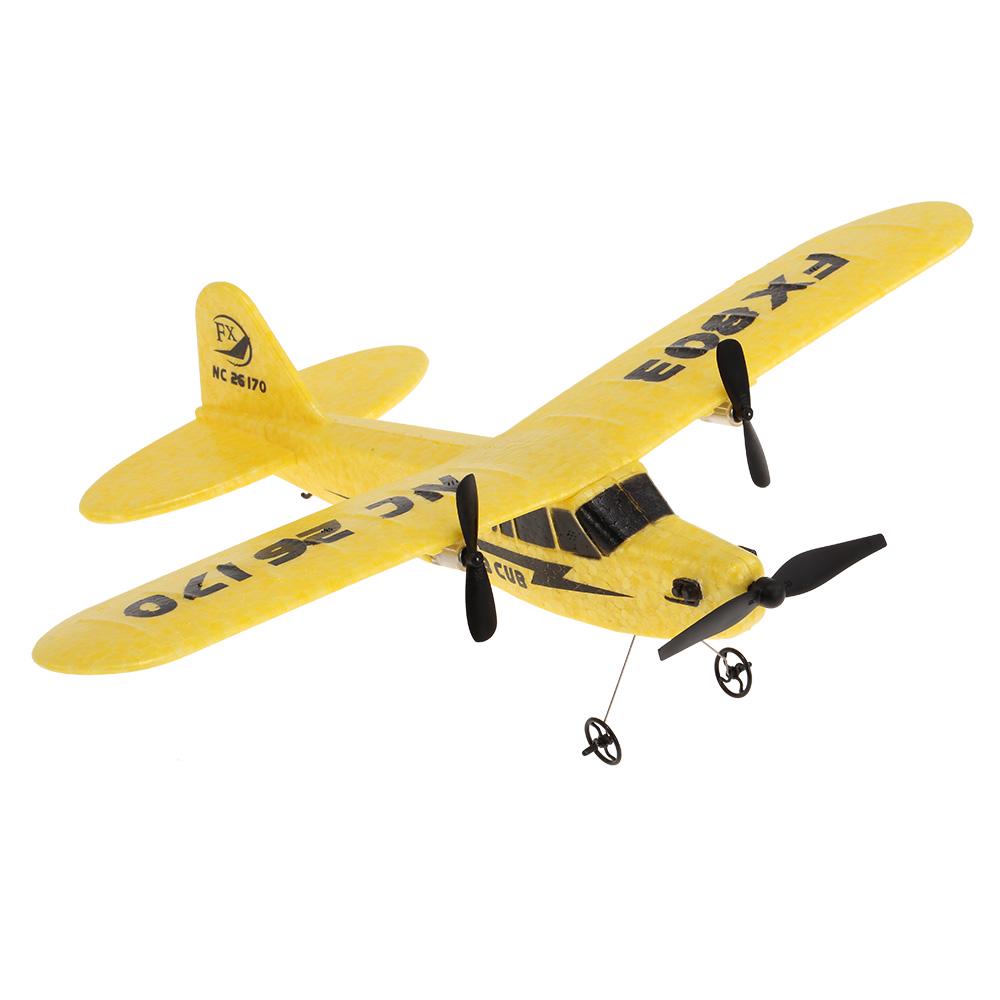 FX-803 2.4G 2CH 380mm Wingspan Remote Control Glider Fixed Wing RC Airplane Aircraft for Kids Beginners