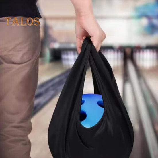 2 Pcs Bowling Seesaw Bag Washable Bowling Ball Polisher Bags Black Ball Cleaner Towel for Bowling Ball Cleaning And Storage