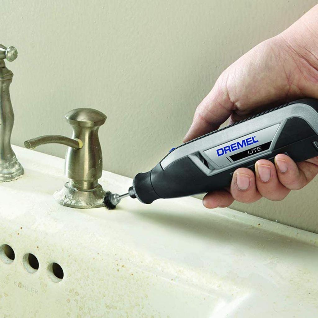 Dremel 3.6V Cordless Mini Router (with USB Charger and 12 types of accessories, 15 pieces) 4-speed LITE model, maximum 25,000 rpm. Suitable for engrav