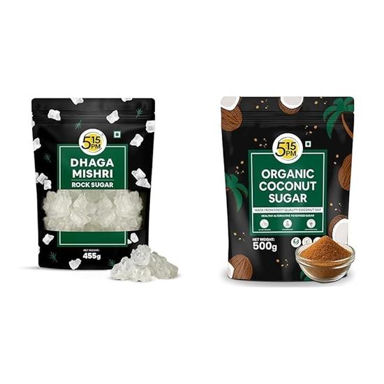 

5:15PM Нить Мишри 455г и Органический кокосовый сахар 500г