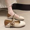 Fashion 2024 High Quality Flats Square Head Casual Comfortable Women's Shoes New Non-slip Outdoors Butterfly Knot Shoes for Women
