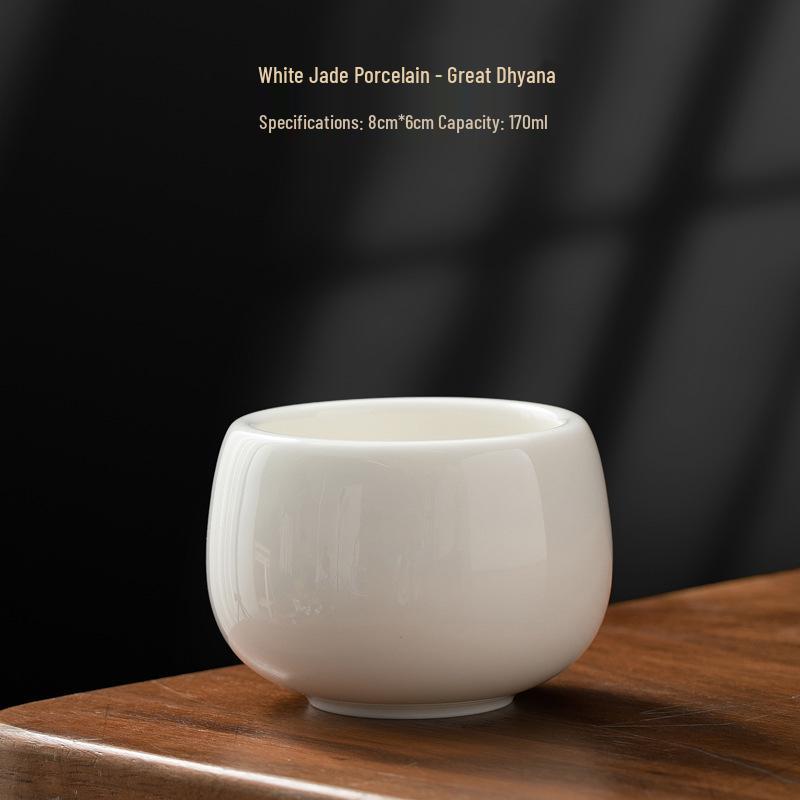 Dehua White Jade Porcelain High-End Personal Teacup