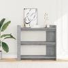 VidaXL Table console gris béton 100x35x90 cm bois d'ingénierie, bout de canapé, table console de couloir, table console de 848475