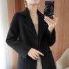 Cappotto Donna Mezzalunghezza Double-Sided in Cashmere, Collezione Autunno/Inverno 2025, Capospalla Puro Lana Taglie Petite & Plus