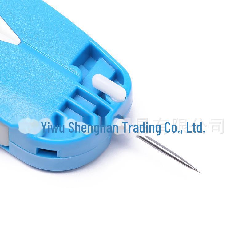 Shengnan Tag Gun Set: Fine & Thick Glue Needle Tagging Tool with Extended Length for Labels.