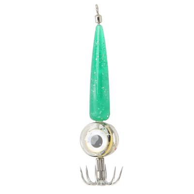 Hameçon Lumineux pour Appât de Pêche LED Basse Consommation Hameçon de Pêche Lumineux pour Eau Profonde pour PêcheVert