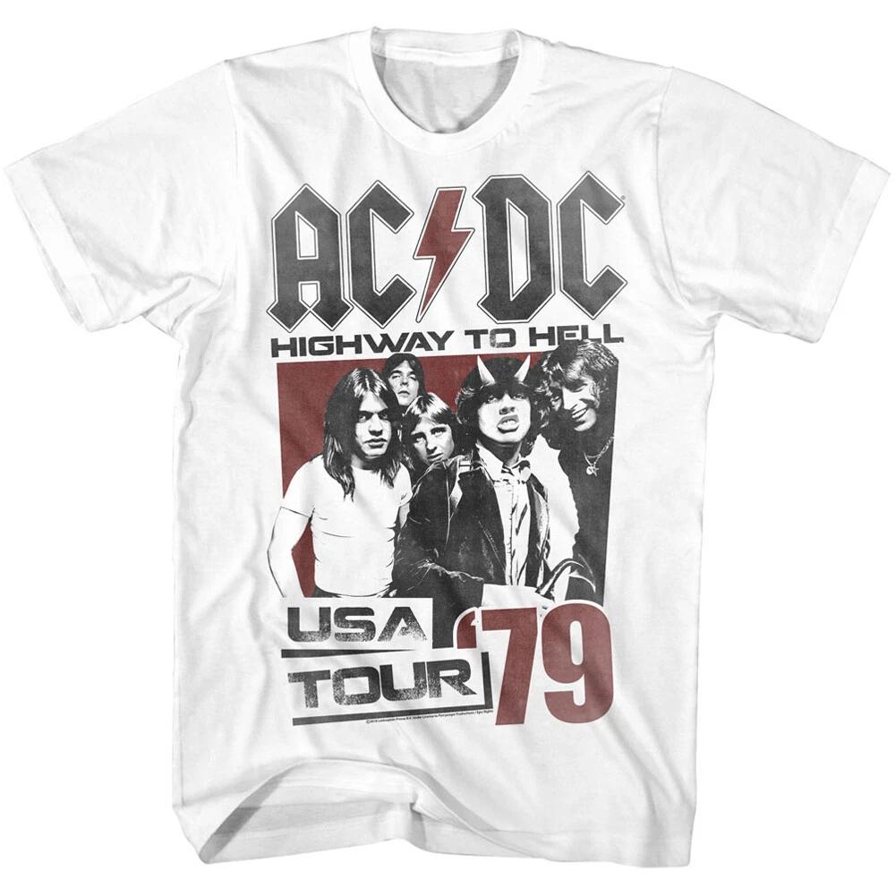 ACDC Highway To Hell USA Concert Tour 79 Men s T Shirt 4XL