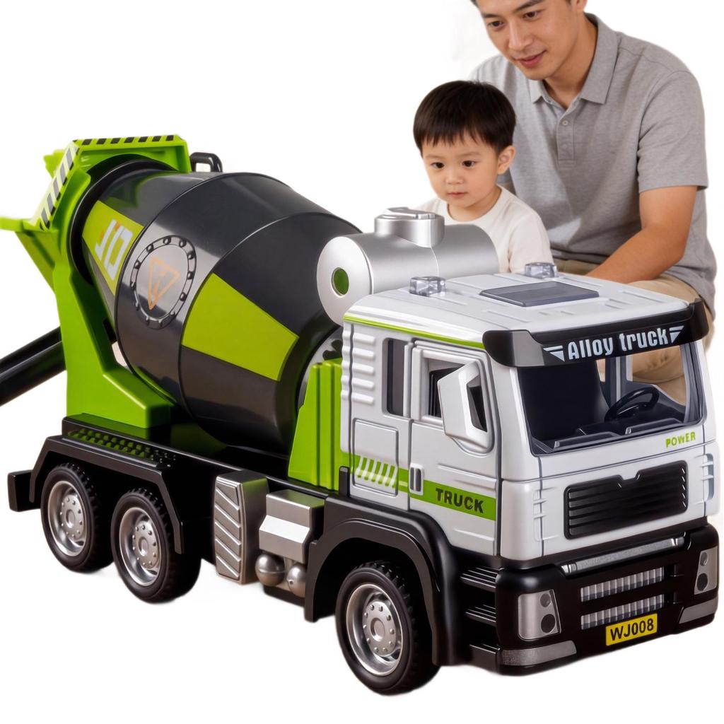 Che Li Fang 1/50 Alloy Concrete Mixer Toy Truck
