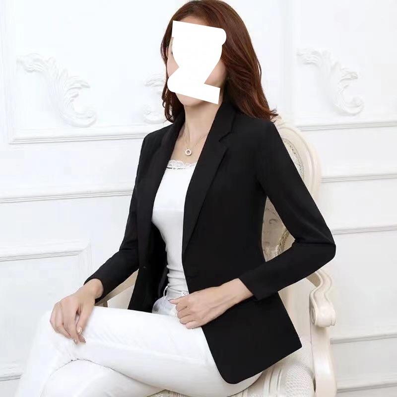 Kleiner Blazer Damen Frühling und Herbst Damenanzug Koreanischer Stil Koreanischer Stil Lässiges Slim Top für Damen