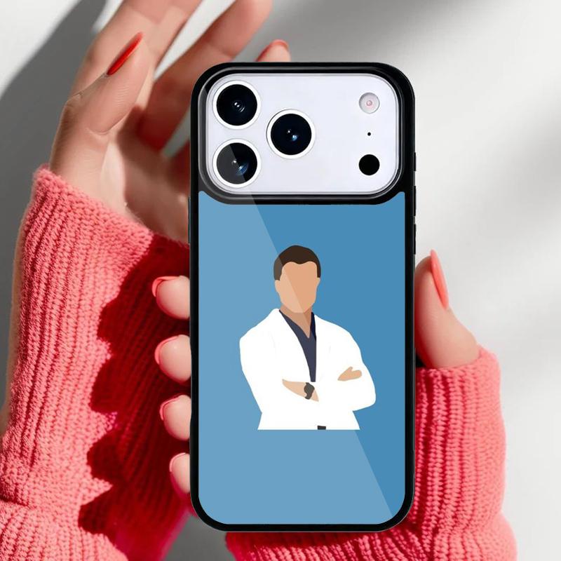 Greys Anatomy McSteamy Heart Mark Sloan Phone Case for iPhone 17 16 15 14 13 Pro Max Back Cover for 12 11 Pro Coque iPhone 14 Plus