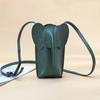 Módní dámská taška přes rameno na mobilní telefon Kožená crossbody taška pro ženy Nová taška na karty Messenger taška Sloní šedá Dámské tašky