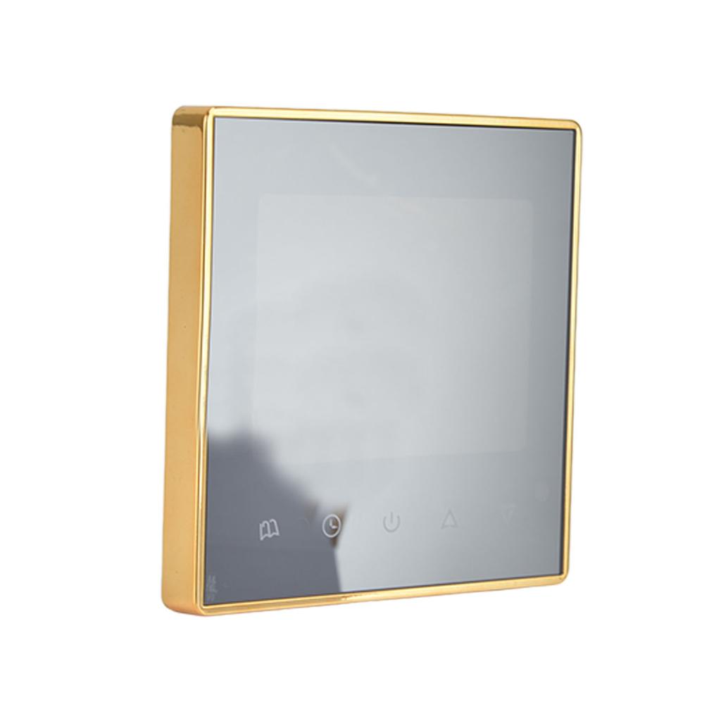 Smart Thermostat Multifunction Programmable Thermostat for Air Conditioner Water Heating Underfloor Heating AC220V Gold