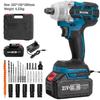 High-Power Brushless Electric Impact Wrench, Large Torque, Lithium Battery-Powered.