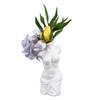Female Body Vase White Ceramic Creative Feminine Curve Vases for Home Living Room Guesthouse