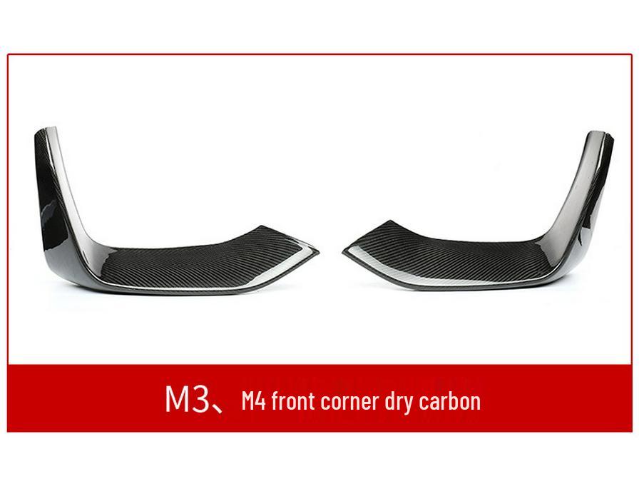 BMW M3/M4 F80/F82/F83 Dry Carbon Fiber Front/Rear Corner Splitters