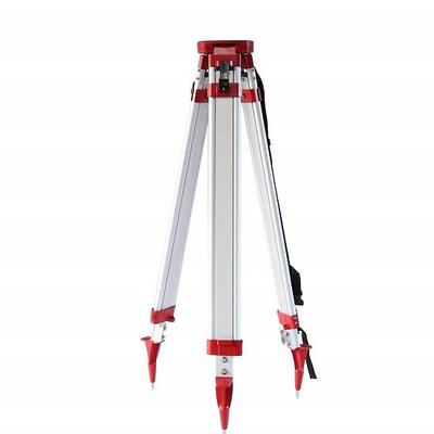 Vermessungsstativ, Aluminium-Vermessungsstativ mit Gewinde und Flachkopf-Schnellklemme für Auto-Level-Theodolit-Stil AT20