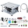 150W Mini Table Saw Desktop Electric Woodworking Metal Cutter AdjustableSpeed Angle Adjustment
