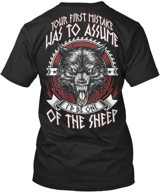Wolf of Odin 1 Tee T-Shirt Made in the USA Size S to 5XL Unisex T-Shirt M