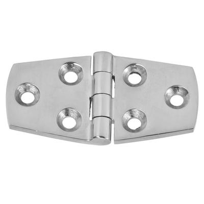 Door Hinge 6 Hole Mirror Polished 316 Stainless Steel Marine Hinges for Boat 76x38mm