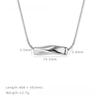 ins wind Mobius pendant necklace women do not fade light luxury niche collarbone chain