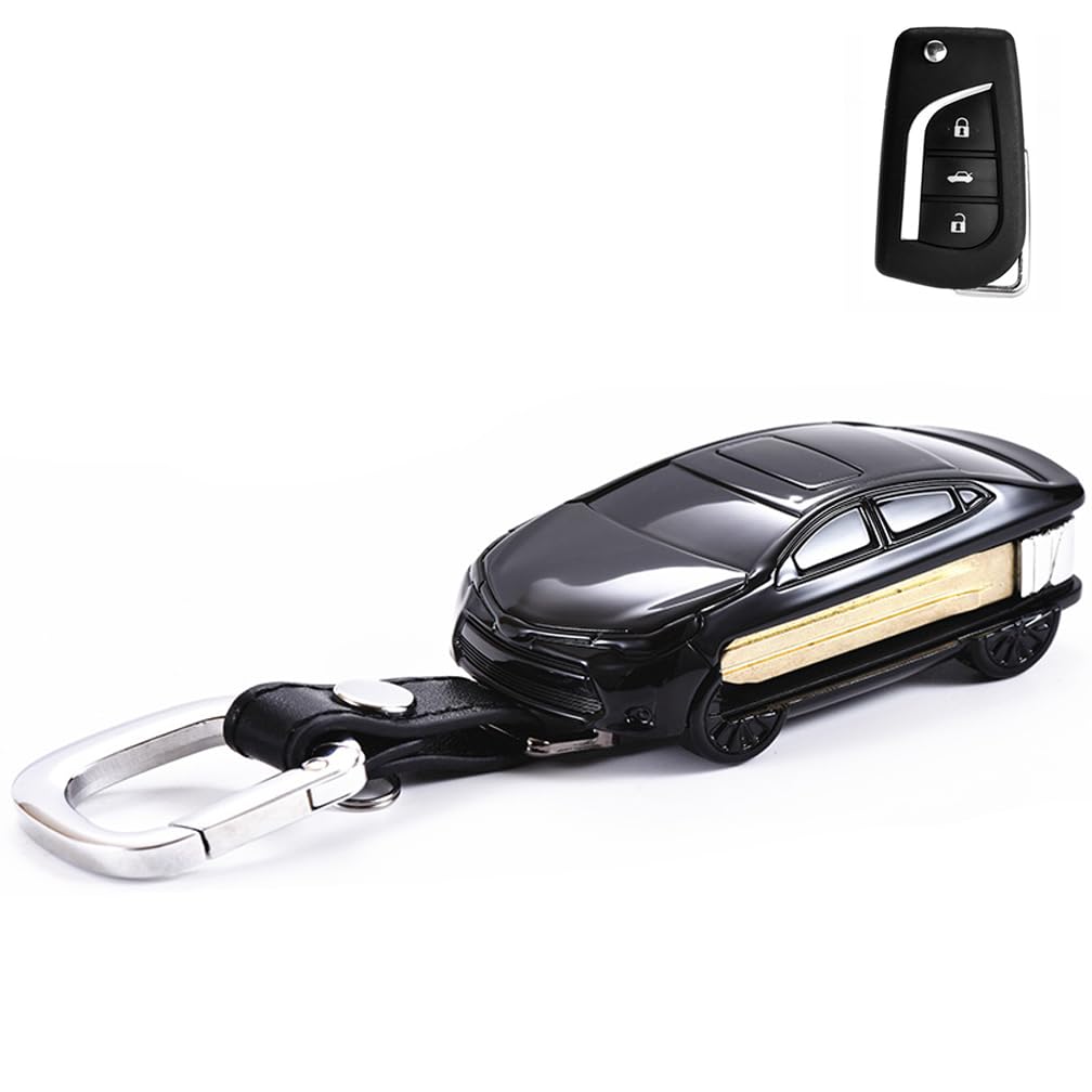 

Neueins Key Cover, Toyota Smart Key Case, Universal for Toyota 2/3/4/5/6 Buttons, Key Holder,