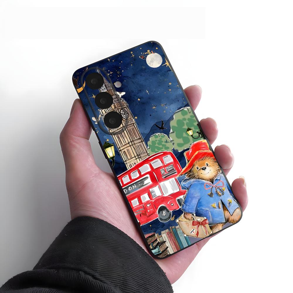 Paddington Bear Phone Case For Samsung A25 A13 A33 5G A54 A36 A35 A56 A52 A14 Shockproof Soft Cover
