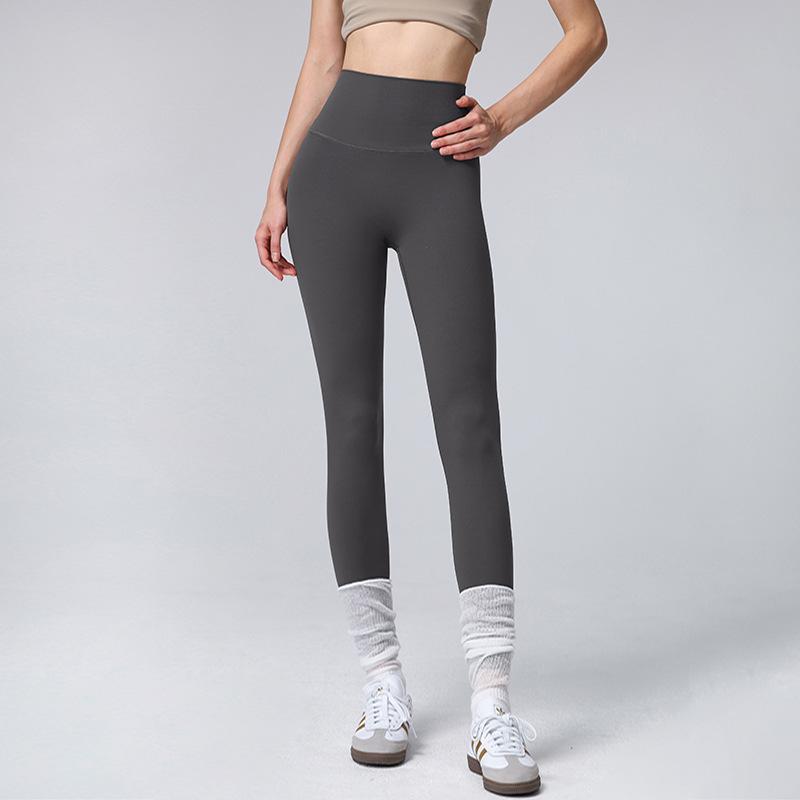 Nude Yoga Pants for Women, Spring/summer High-end Professional Tight High-waist Hip-lifting Elastic Quick-dry Sports Fitness Pants