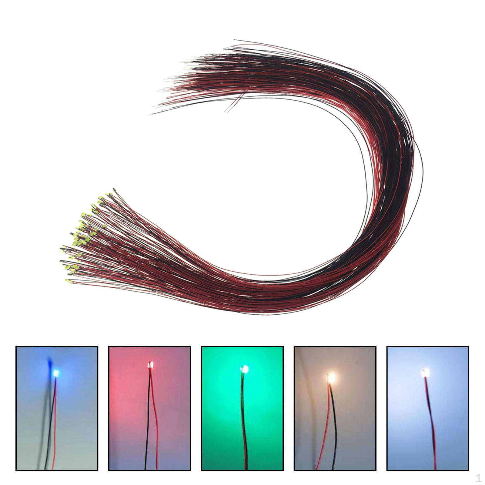 

100pcs Garden Lamp Model Lawn Street Light Lamps for Building Decor Dollhouse Decoration 5 Colors Style 4