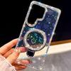 Fulcrum Rhinestone Glitter Holder for Samsung S26 Ultra/S25 Plus Luxury Phone Case A17/A56.