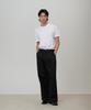 PINBLACK (Men) Classic Cotton Double-Pleat Chino Pants Black