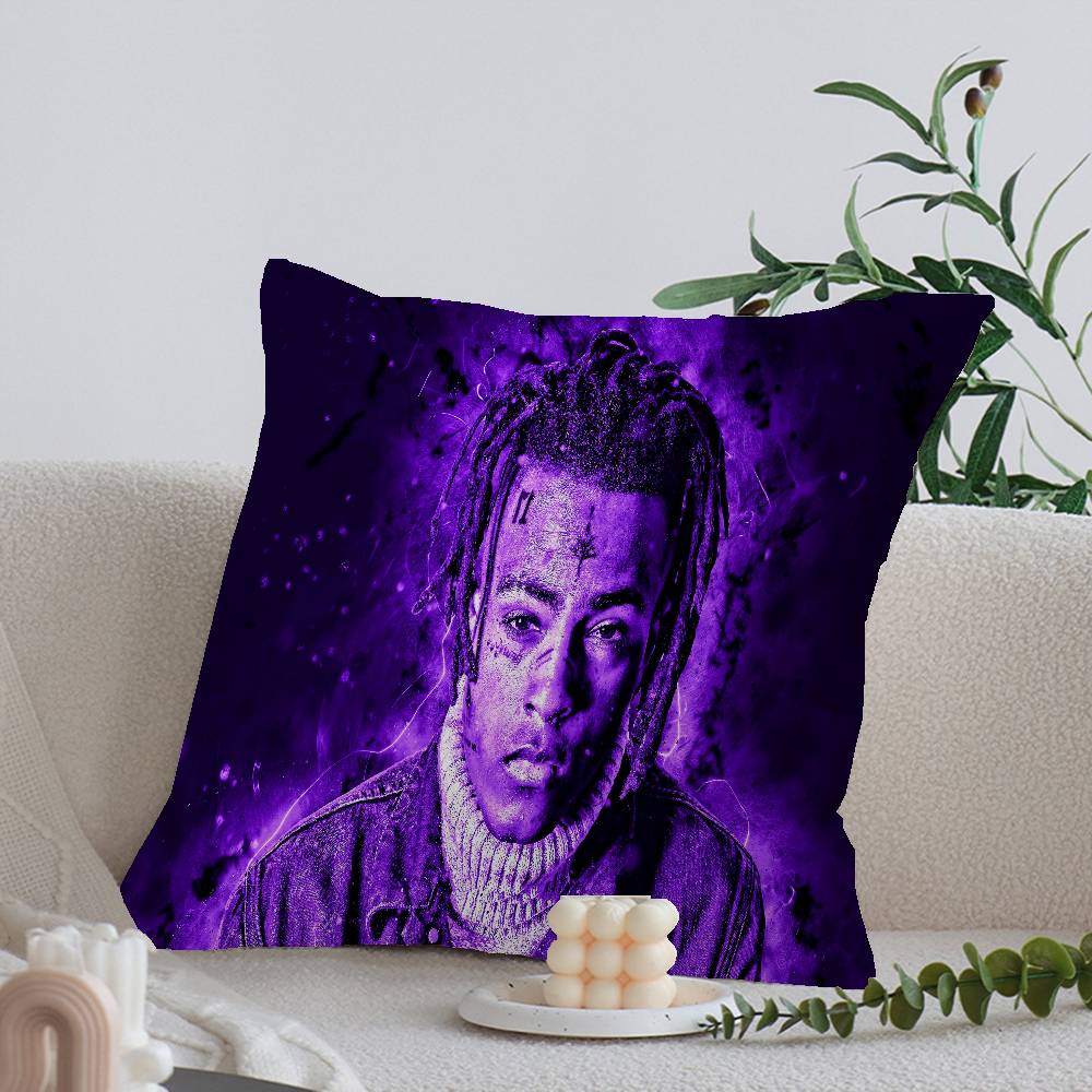 X-XXXTentacions 17 Rapper Pillowcase toon Gift Cushion Cover Bedroom Home Sofa Chair Seat Decor pillow case