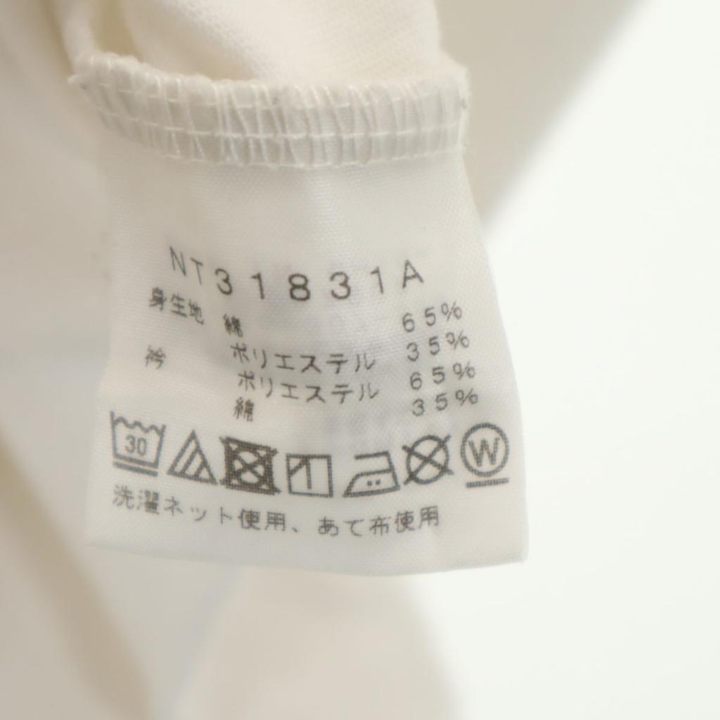 THE NORTH FACE Short sleeve T-shirt M white Outdoor NT31831A Men's Used