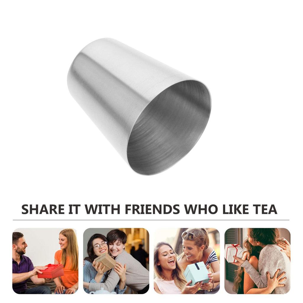 Cabilock Acoperitor pentru gura ceainicului, Metal Oțel Inoxidabil Mânecă Protectoare pentru Gură, Protector Izolant Termic pentru Ceainice, Accesorii Practice de Bucătărie