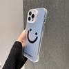 Custom Smiley Face Silver iPhone 15/14 Pro Max Protective Case