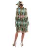 GREEDILOUS Mint Chandelier Ruffle Dress
