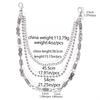 Trendy Cool Three-layer Pants Chain Simple Neutral Style American Motorcycle Punk Pants Chain Fashionable Jeans Waist Chain New