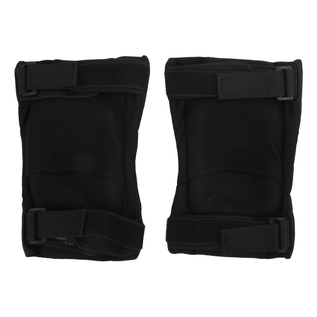 2pcs Knee Pads Guard Short Reflective Thickened PP Flexible Bendable Breathable Rubber Motorcycle Knee Guard for Outdoor