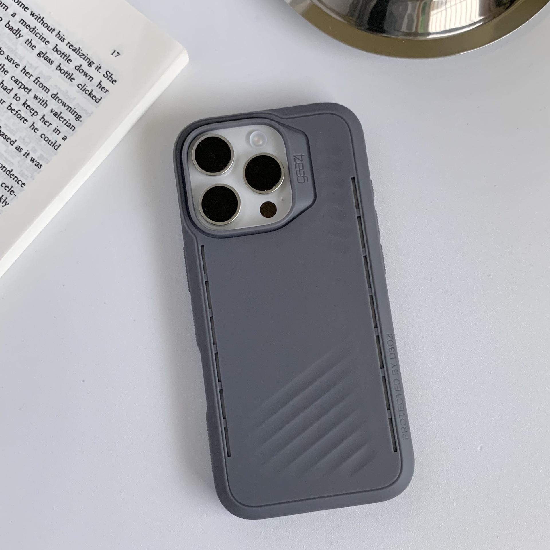 

Подходит для Apple 16PROMAX Дышащее отверстие Магнитная адсорбция Чехол для телефона Охлаждающий iPhone 15 Простой Противоударный 14 Защитный чехол iPhone16