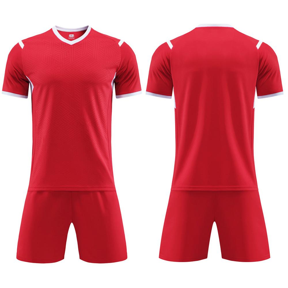 Wholesale 2025 Children's Football Jersey Set, Primary School Football Training Jersey, Boys and Girls Competition Printed Jersey