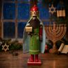 Handmade Wooden Holiday Figurine, Wise Men Nutcrackers Decors for Tabletop, Mantel, and Winter Shelf Display