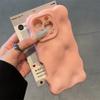 Luxury Soft Silicone Wave Fold Pattern Phone Case For iPhone 11 12 13 14 15 16 Pro Max Plus Candy Bumper Back Cases Cover