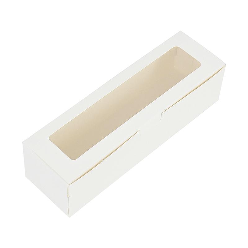 10/20Pcs Macaron Box with Clear Window Kraft Paper Cookie Candy Dessert Cake Box Wedding Birthday Party Christmas Gift Packaging