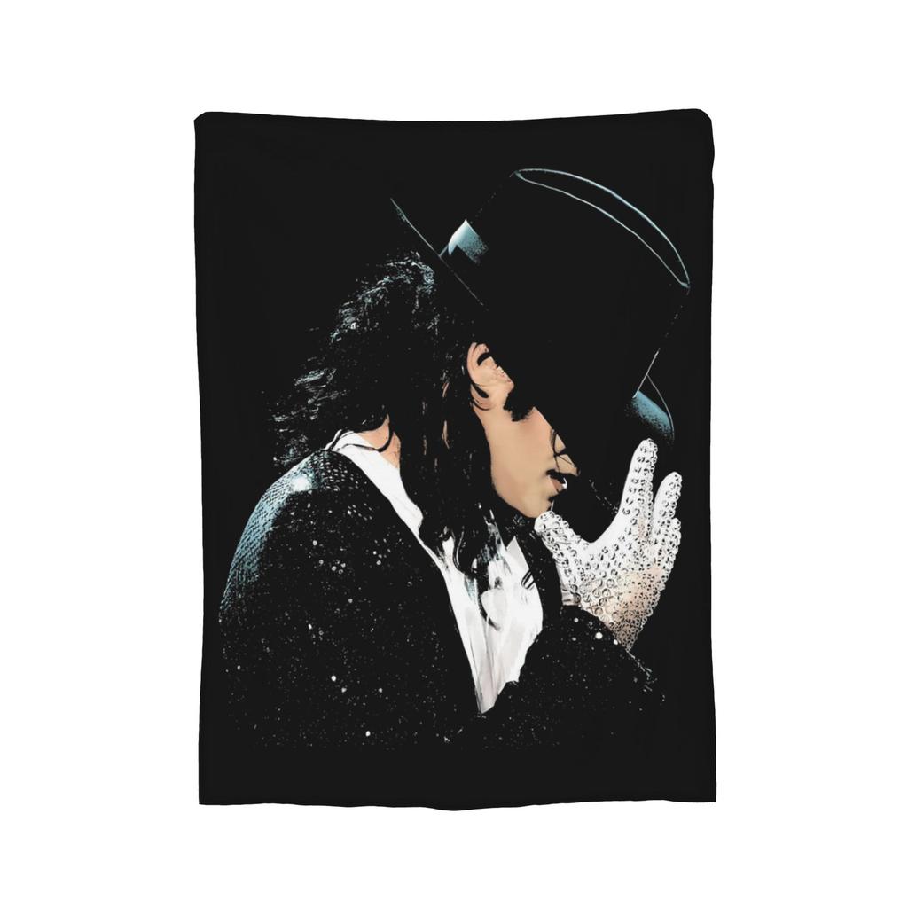 Mj King Of Pop 90S Michaels Jacksons Blankets Flannel Printed Breathable Super Soft Throw Blankets for Bed Car Plush Thin Quilt