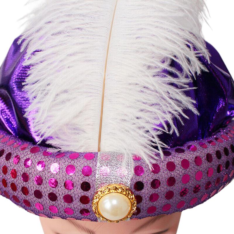 Aladdin Hat Halloween Masquerade Children Party Myth Arab Hats Stage Show Cosplay Costume Props For Holiday Dance Performances