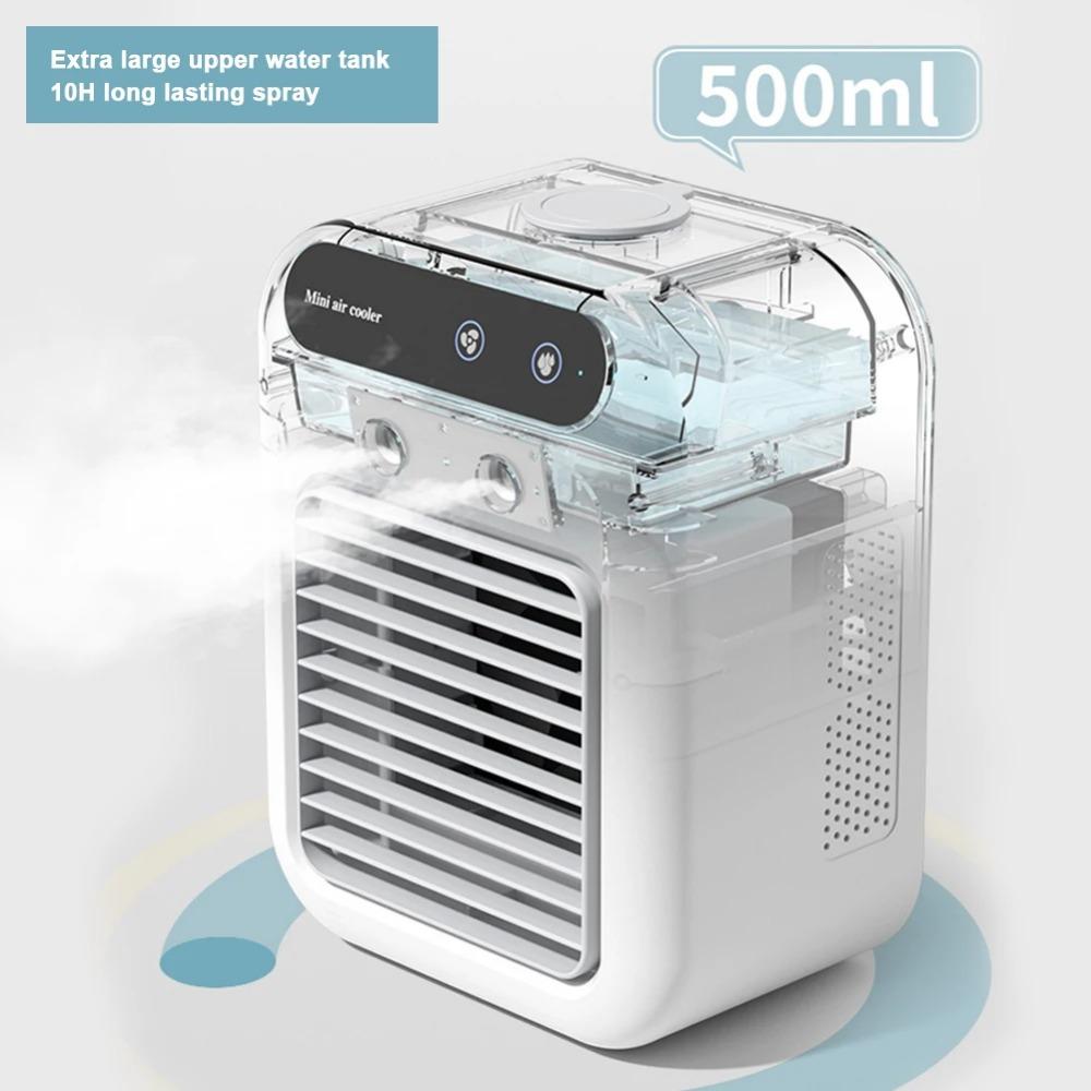 Portable Air Conditioner Fan Mini Evaporative Air Cooler with Humidifier Air Cooling Fan Quiet for Home Office Bedroom Use