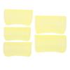 5Pcs Flute Membrane Protector ABS Traditional Chinese Instrument Accessories DM?01Yellow