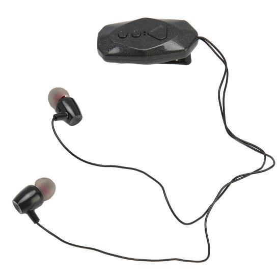 Collar Clip Wireless Earphone HiFi Stereo Sound Full Automatic Dual Ear Portable Business Wireless Bluetooth Headset 